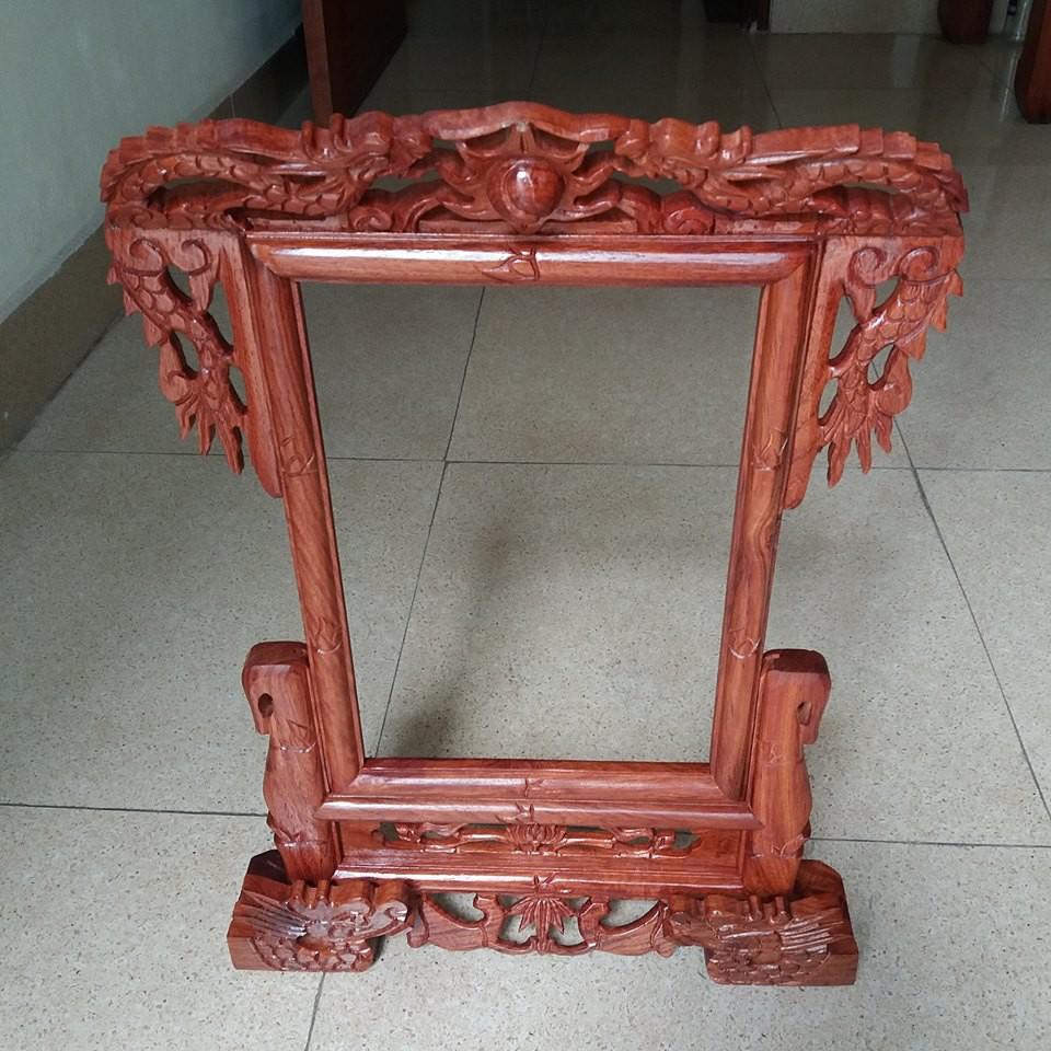 Khung ảnh thờ cúng gỗ hương kích thước ảnh 20cmx30cm