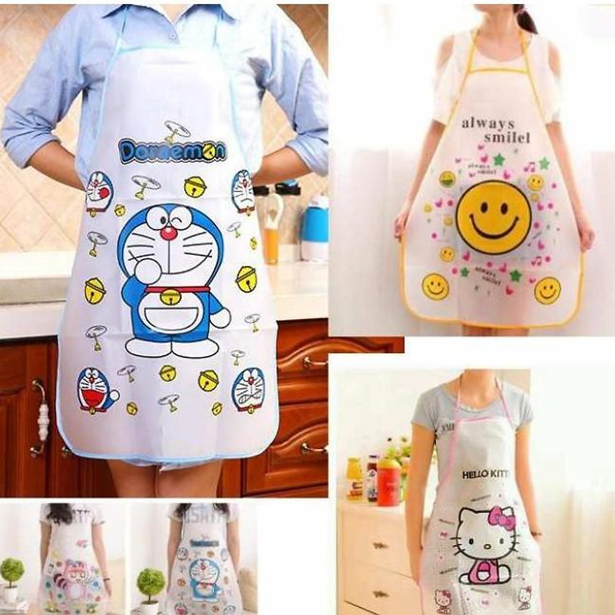 Tạp dề chống thấm họa tiết - HN