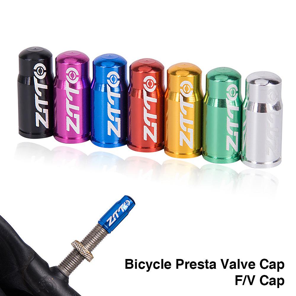 14 cái Nắp van lốp xe đạp siêu nhẹ hợp kim nhôm leo núi Presta Bảo vệ chống bụi