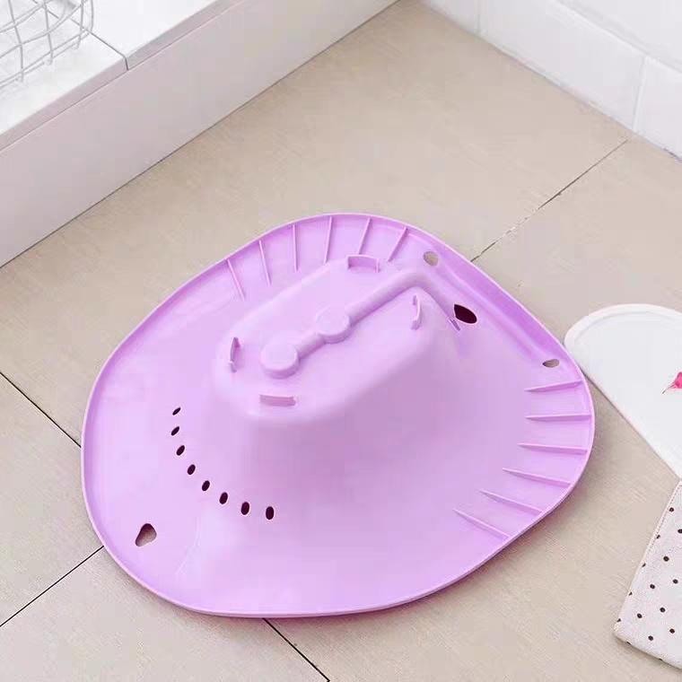 Chậu xông hơi vệ sinh phụ nữ có vòi xịt để vừa bồn cầu toilet. Shop giao mầu ngẫu nhiên - GDHN Loại Tốt