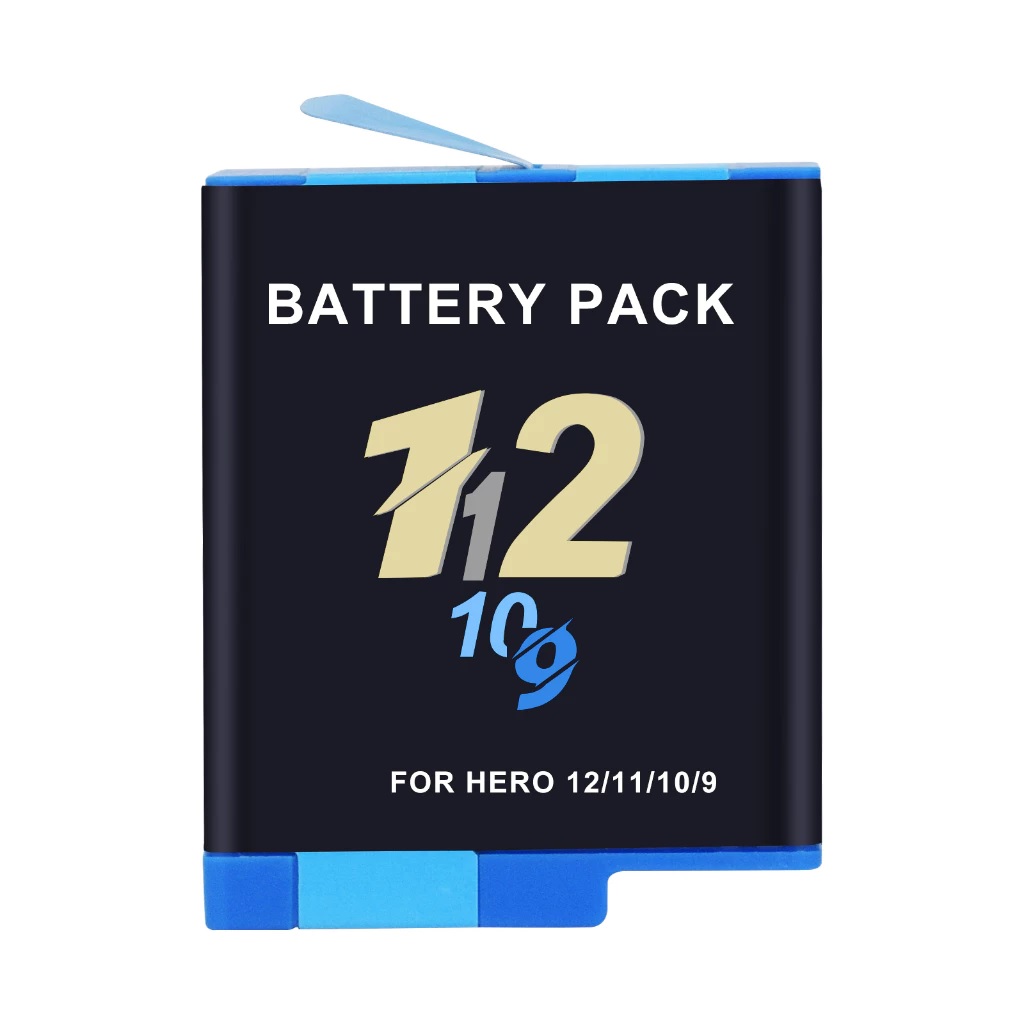 ROGTZ Pin GoPro HERO 12/11/10/9 3.85V 2000mAh 7.7Wh AHDBT-901 - Hàng Nhập Khẩu