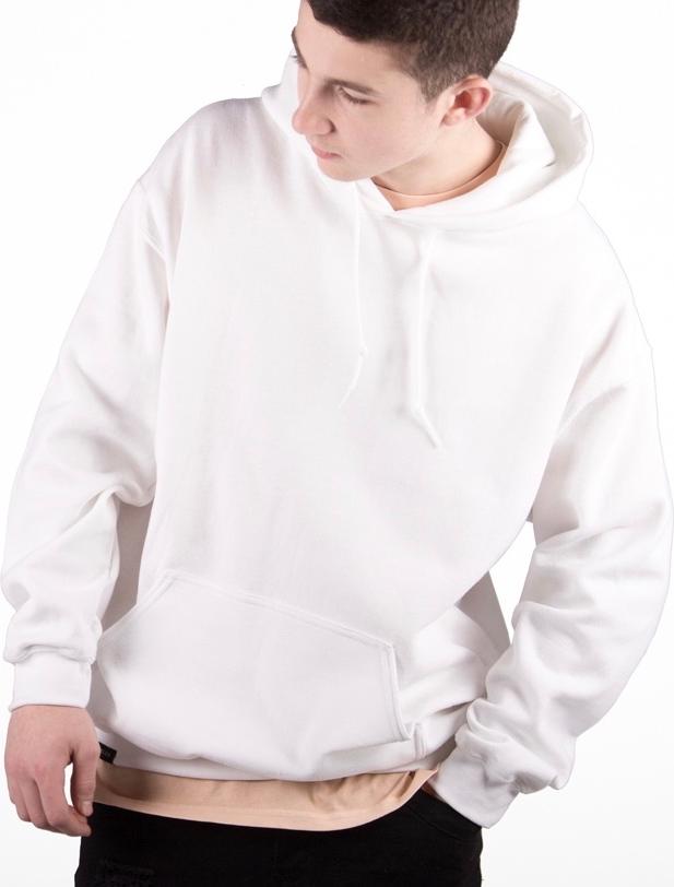 Combo Áo Khoác Hoodie Cặp -Couple Nam Nữ Trắng  -Trơn Nỉ Bông -Thời Trang Kactus Cao Cấp