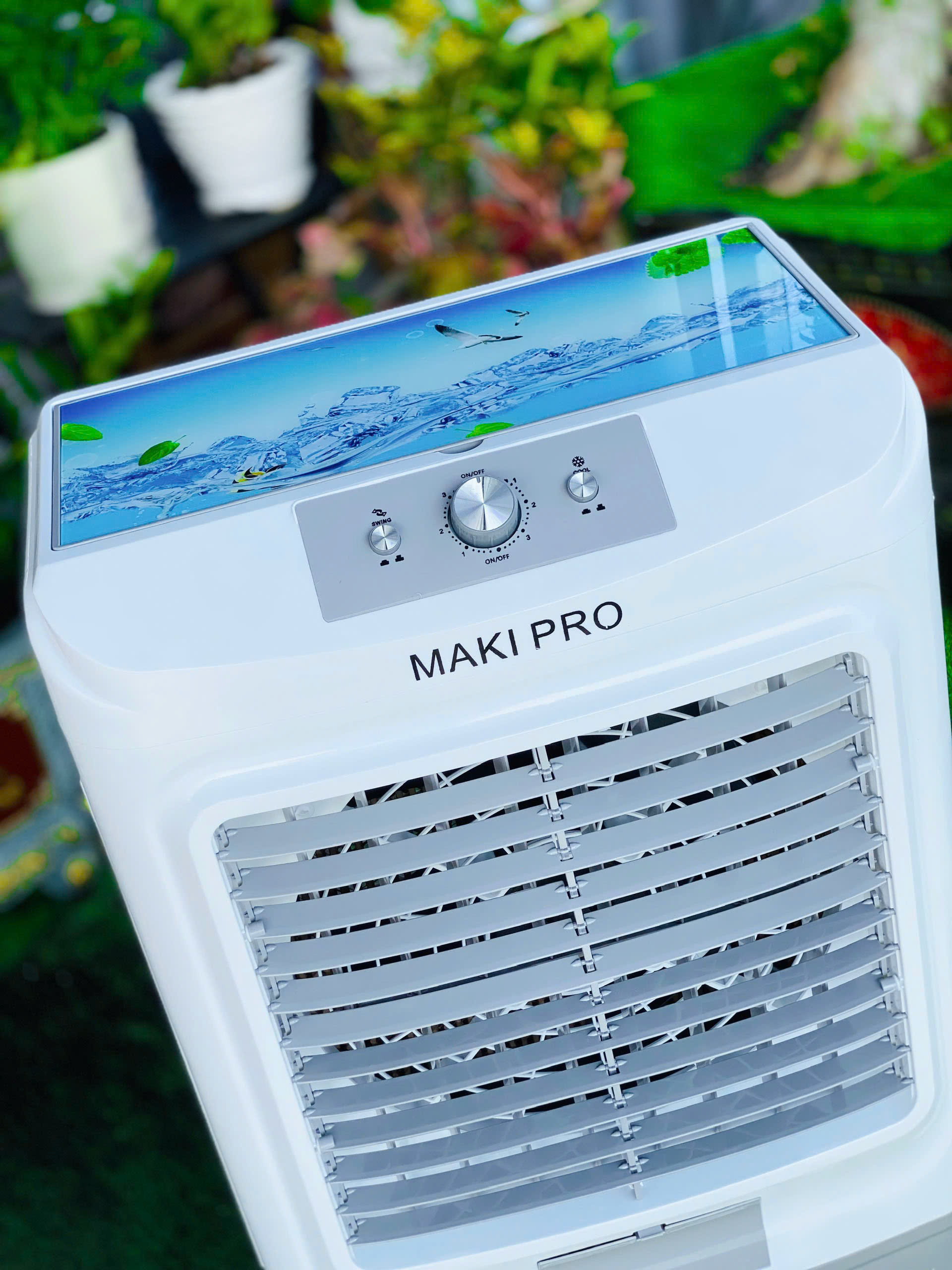 Quạt Điều Hòa Hơi Nước Công Nghiệp QF90 Dung Tích 90Lít Công suất 1500W 4 Bánh Xe Di Chuyển Diện Tích Làm Mát Đến 150M2 Dùng Cho Công Nghiệp Diện Tích Lớn Đám Tiệc Sự Kiện Ngoài Trời hàng nhập khẩu
