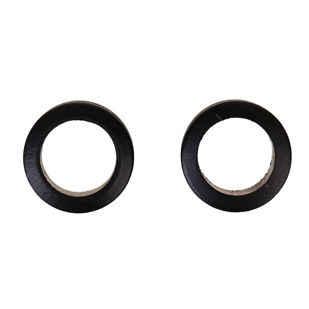 1 Pair Wooden Hollow Ear Plug Tunnel Expanders Stretcher Ear Jewelry