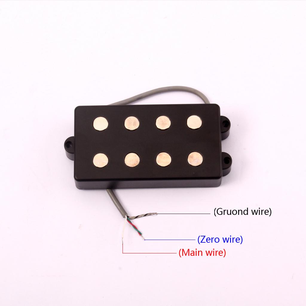 4 String Bass Humbucker Pickup Black