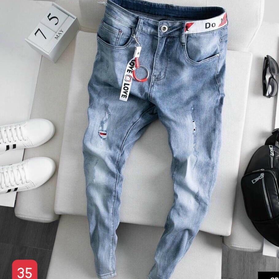 Quần jean nam chất bò co giãn- nhiều mẫu giá rẻ phong cách TINA ms35