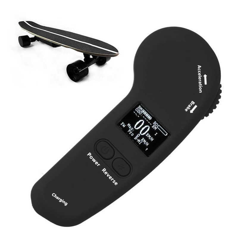 Trình trượt điện điều khiển điều khiển từ xa Skatesboard Skatesboard không dây LED ABS Màn hình điều khiển điều khiển từ xa với phanh tốc độ có thể điều chỉnh