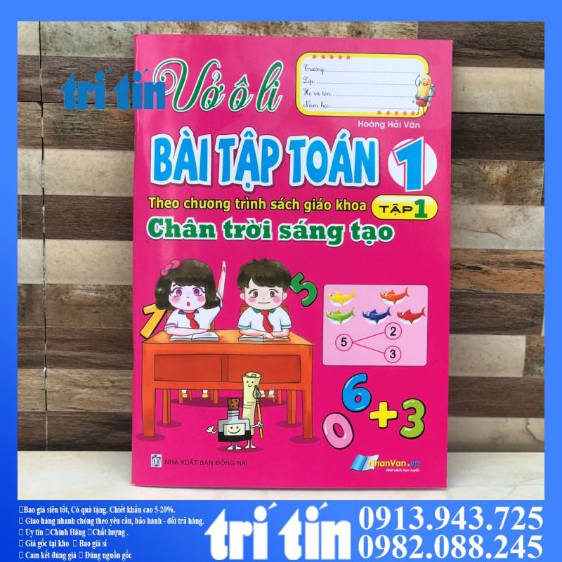 Vở oly BÀI TẬP TOÁN 1 CHÂN TRỜI SÁNG TẠO