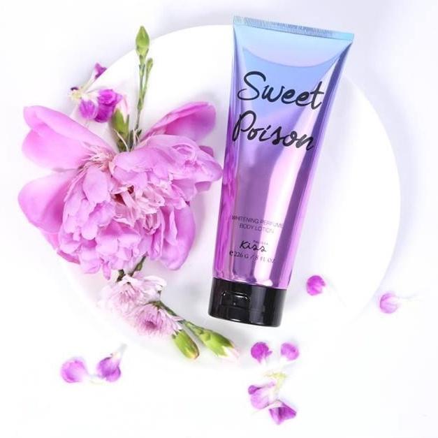 Dưỡng Thể Trắng Da Toàn Thân Hương Nước Hoa Malissa Kiss Sweet Poison 75g