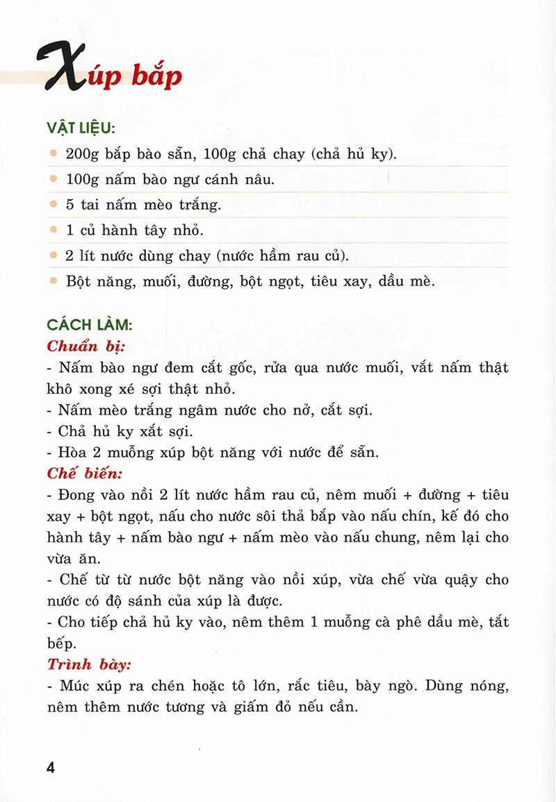 Sách Bếp Việt - Món Chay Đám Tiệc