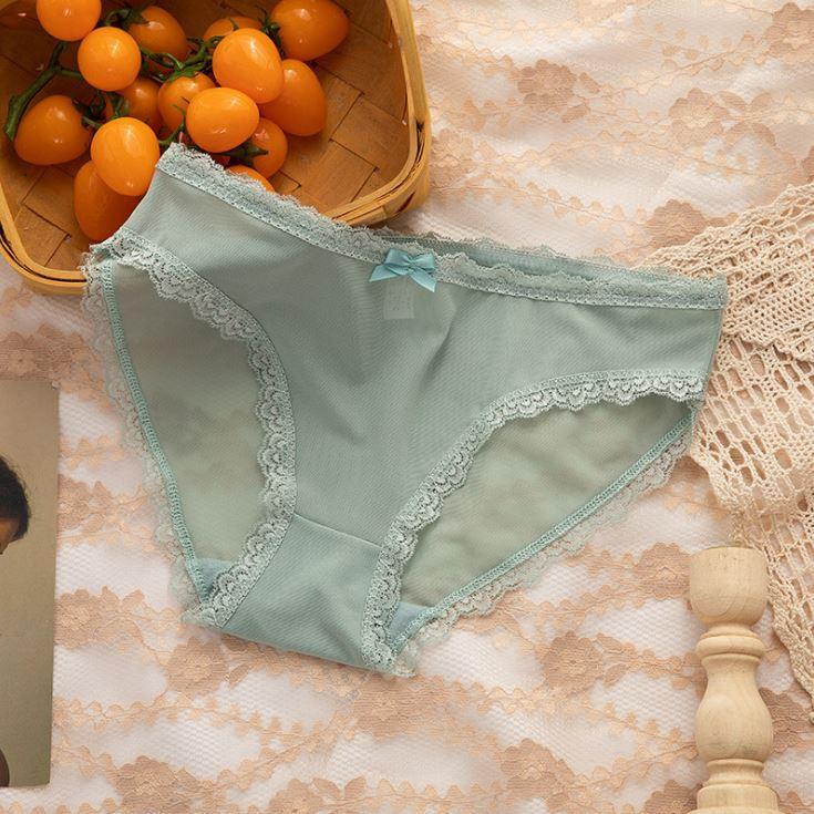 Quần Lót Lưới Viền Ren Siêu Mỏng Dai P038