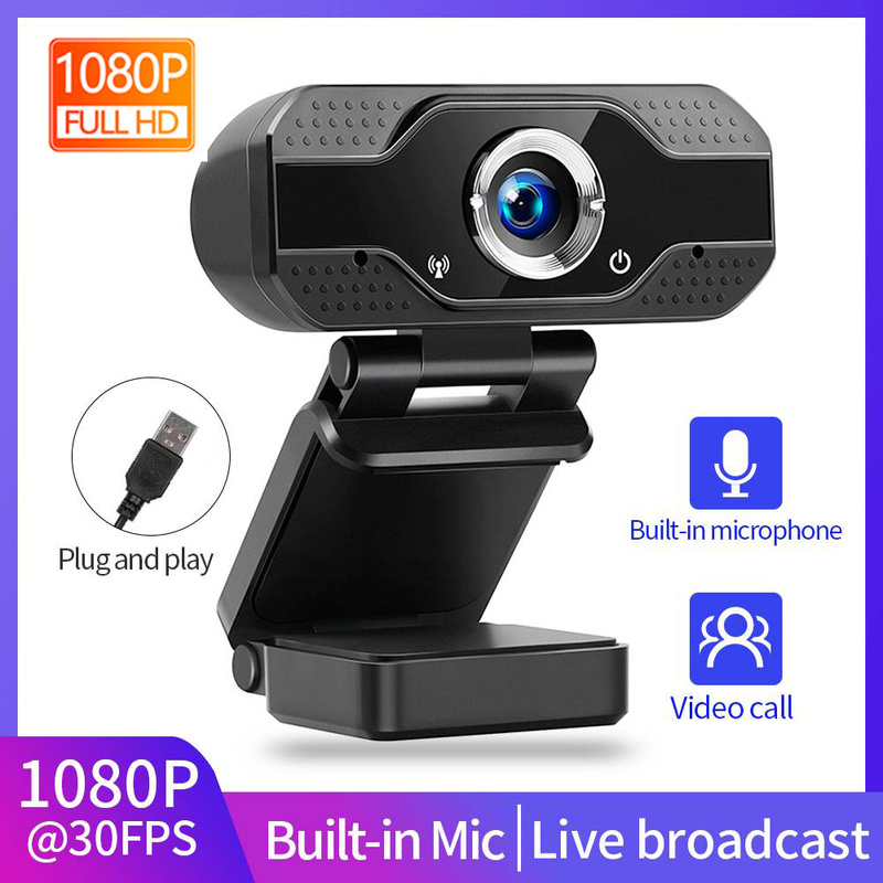 Webcam Hd 1080p Kèm Mic Cho Máy Tính Để Bàn