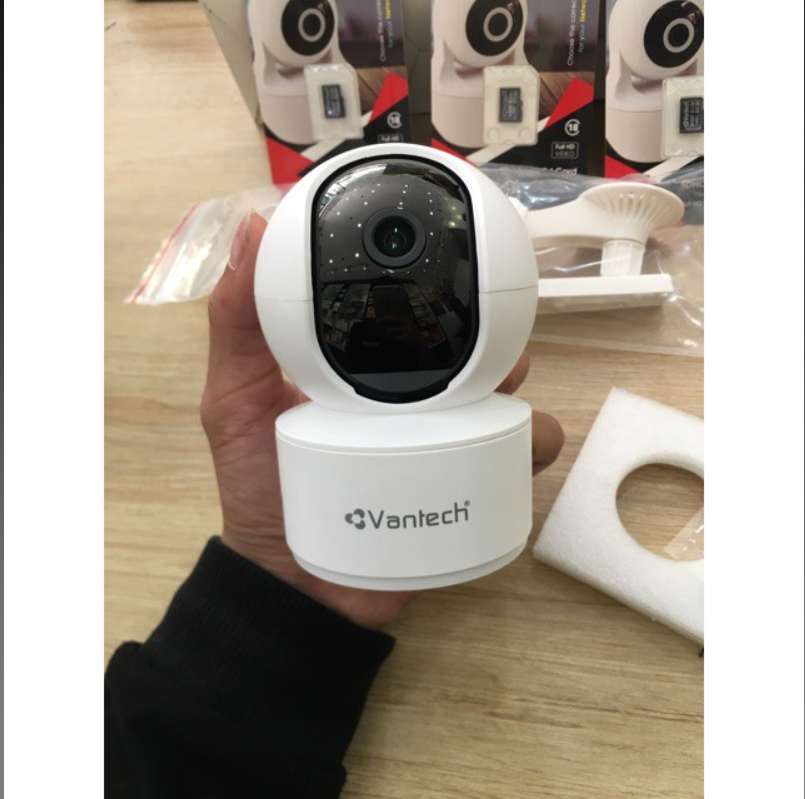 Camera Quan Sát IP Wifi Vantech AI-V2010D 8.0 Megapixel Đàm Thoại 2 Chiều, Báo Động Qua Điện Thoại-hàng chính hãng