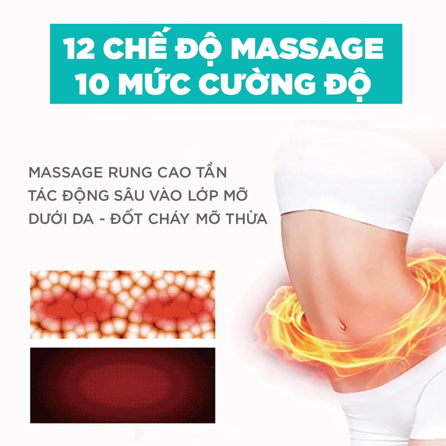 Máy Massage Cầm Tay Đa Năng KINGTECH YT-1803 - Mát Xa Không Dây Toàn Thân - Giảm Đau Cơ, Cứng Khớp Cho Cổ, Vai Gáy, Lưng, Chân, Cánh Tay - Hỗ Trợ Giảm Béo Vòng Bụng - Hàng Chính Hãng