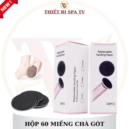 Hộp 60 Miếng Nhám Chà Gót Chân, Miếng Nhám Chà Gót