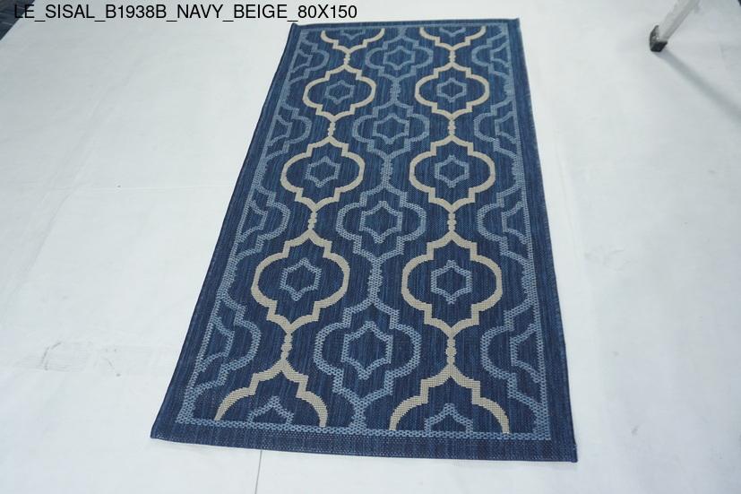 Thảm Sợi Ngắn le_sisal_b1938b_navy_beige_80x150