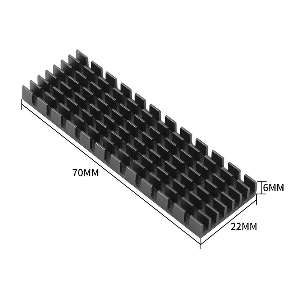 3Mm/6Mm Độ Dày Tản Nhiệt Tản Nhiệt M.2 Làm Mát Tản Nhiệt Nhiệt Nhiệt Miếng Lót Cho NVME NGFF M.2 2280 PCI-E SSD