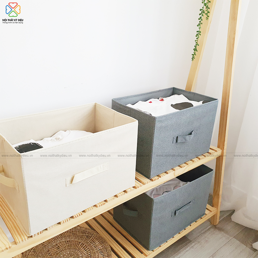 HỘP VẢI ĐỰNG QUÂN ÁO KHÔNG NẮP