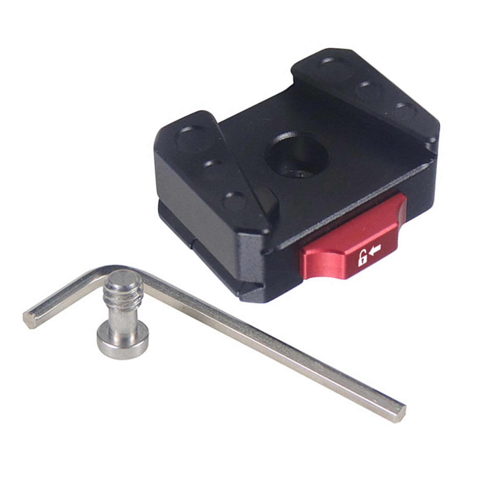 Quick Release Clamp Plate Camera Mount Adapter Clamp for DSLR Digital Camera