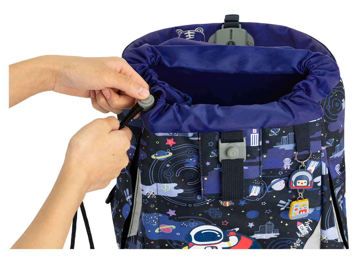 Cặp Chống Gù Eggie Schoolbag - Cities In Space - Tiger Family TGEG-006A