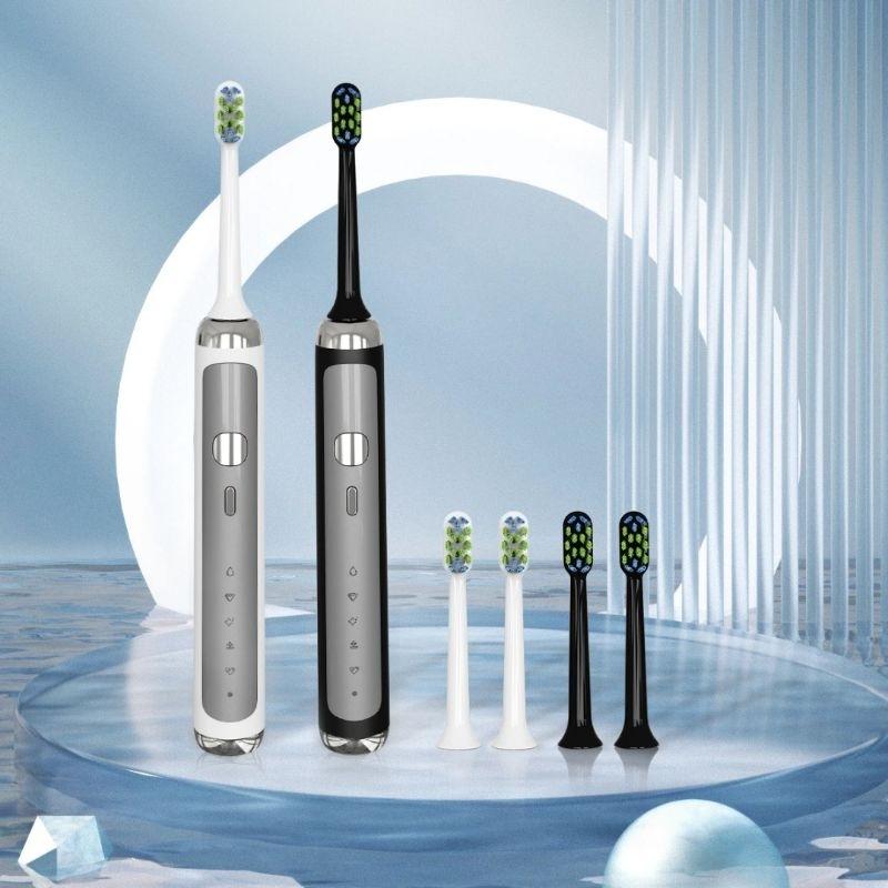 Bàn chải điện TEKKIN TI-861 5 chế độ sạc nhanh type C cá tính đánh cực mạnh  - hàng chính hãng
