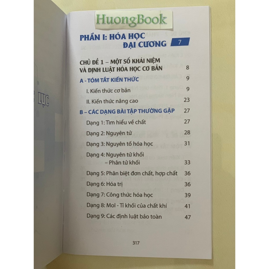 Sách - Sổ Tay Kiến Thức Hóa Học Trung Học Cơ Sở