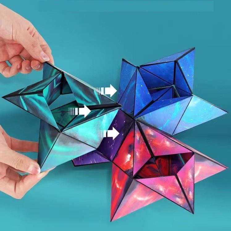 Khối Nam Châm Lắp Ráp Biến 72 Hình Galaxy Changeable Magnetic Magic Cube Rubik Biến Thể Xếp Hình Hình Học 3D