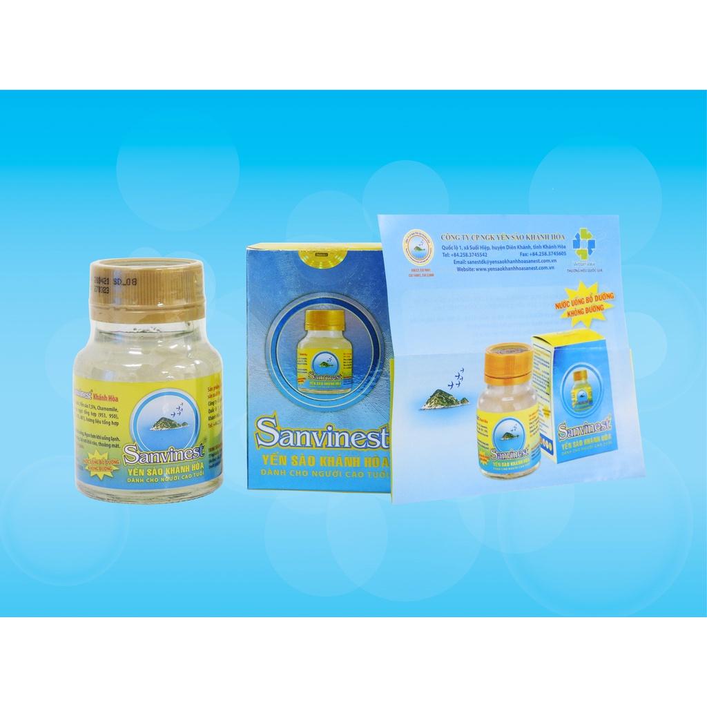 Nước yến sào Sanvinest Khánh Hòa dành cho người cao tuổi đóng lọ 70ml