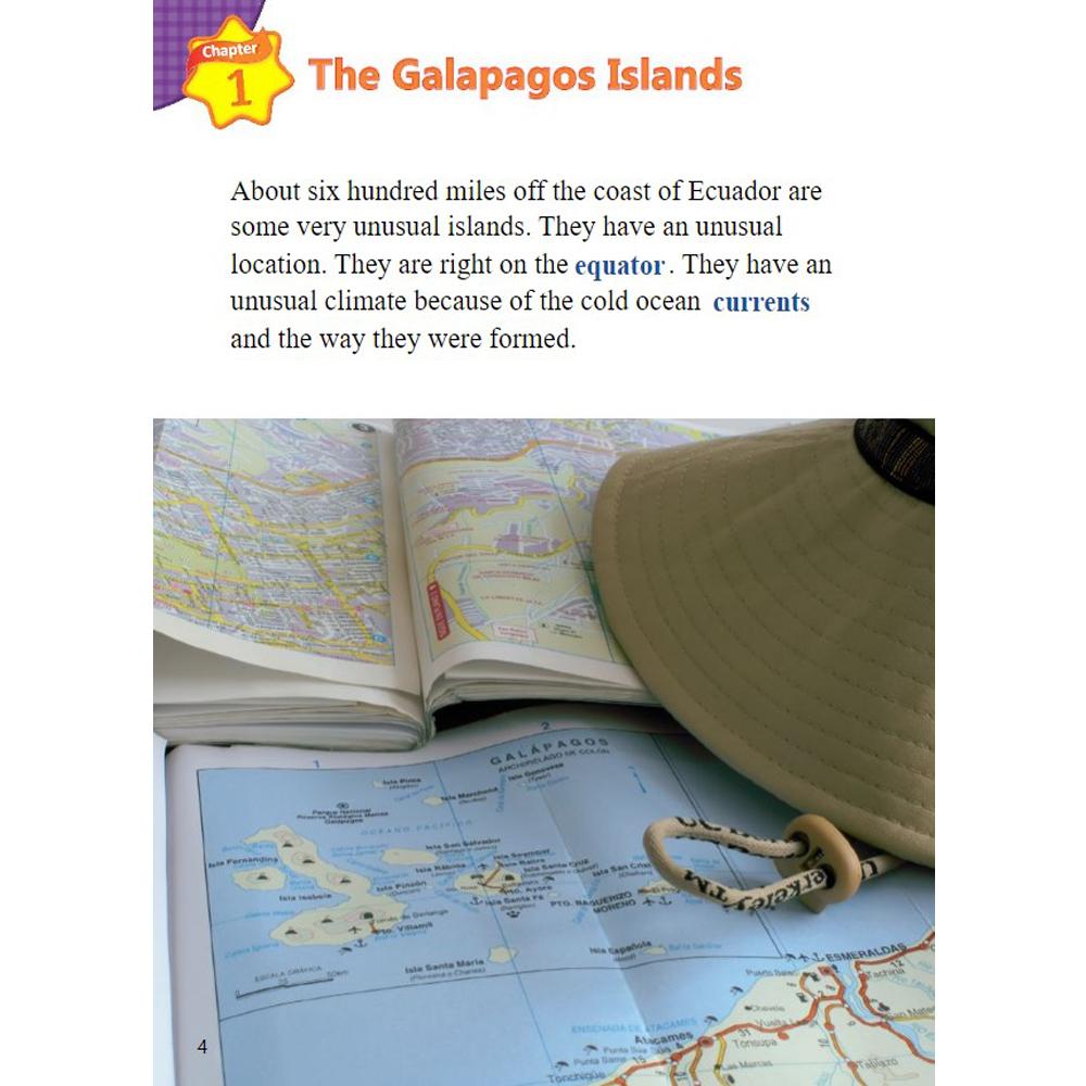 [Compass Reading Level 7-10] The Amazing Galapagos Islands - Leveled Reader with Downloadable Audio Free - Sách chuẩn nhập khẩu từ NXB Compass