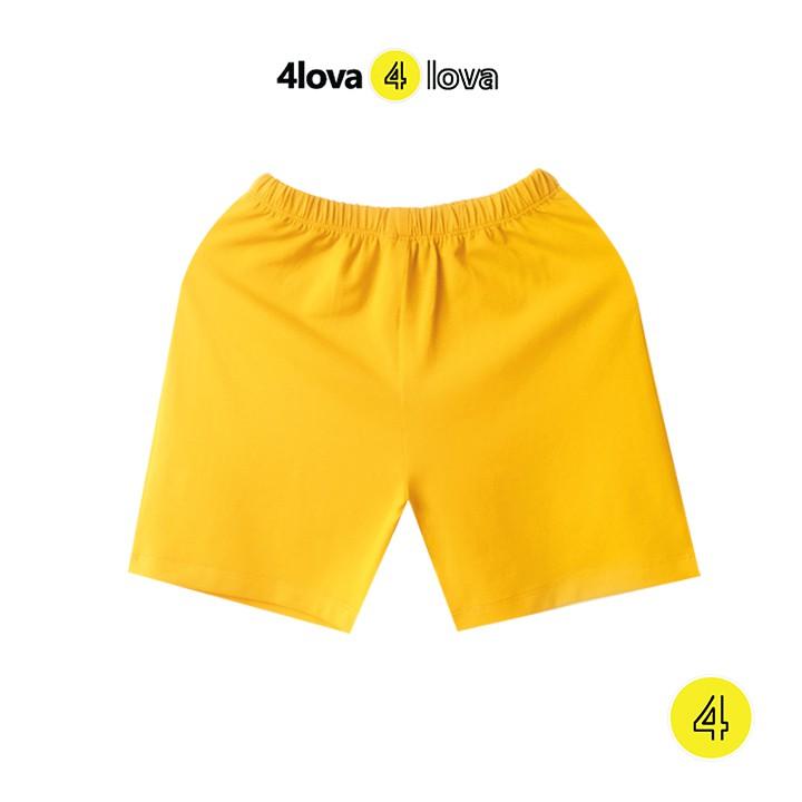 Quần đùi short thun chất cotton size đại cho bé 4LOVA chính hãng từ 28-44 kg