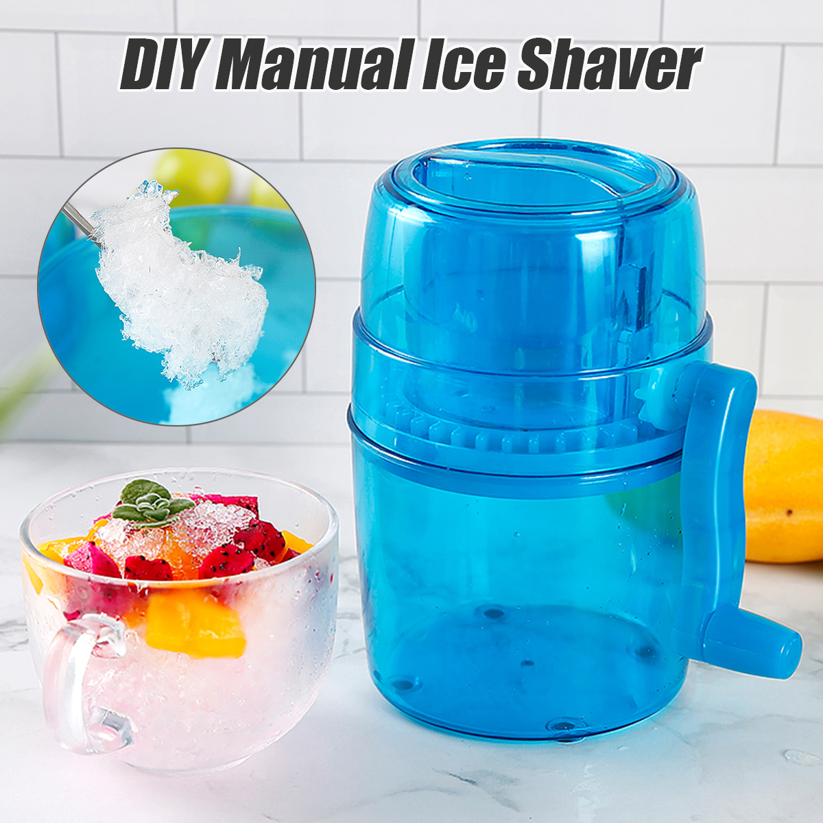 diy ice shaver machine