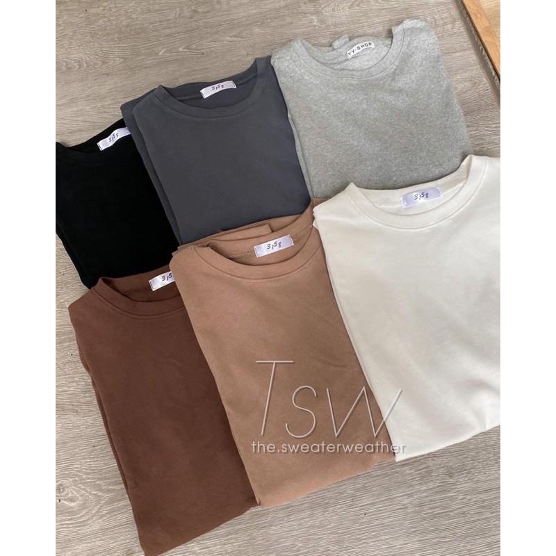 Áo Thun Form Rộng Tay Lỡ Trơn Basic, Áo Phông Đôi Nhiều Màu