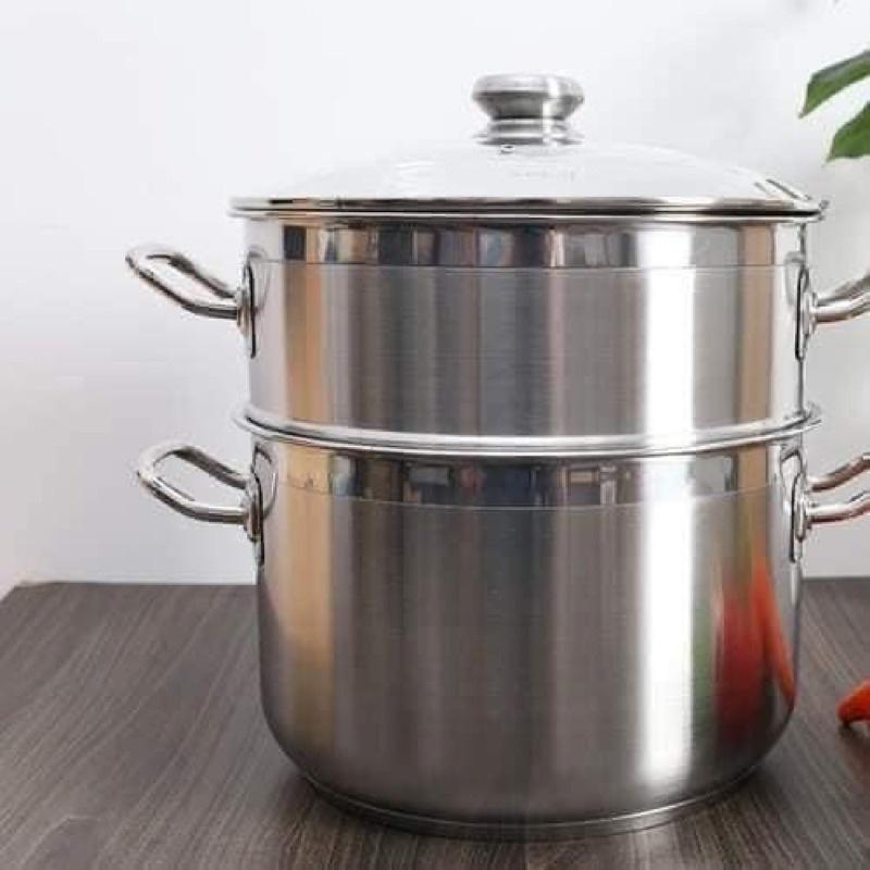 BỘ XỬNG HẤP INOX GOLDBOX 28cm