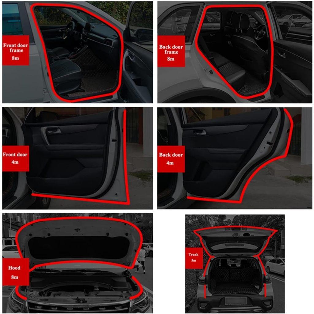 Gioăng cao su chữ P,D,Z,B chống bụi chống ồn cho xe hơi Phụ kiện ô tô cao cấp