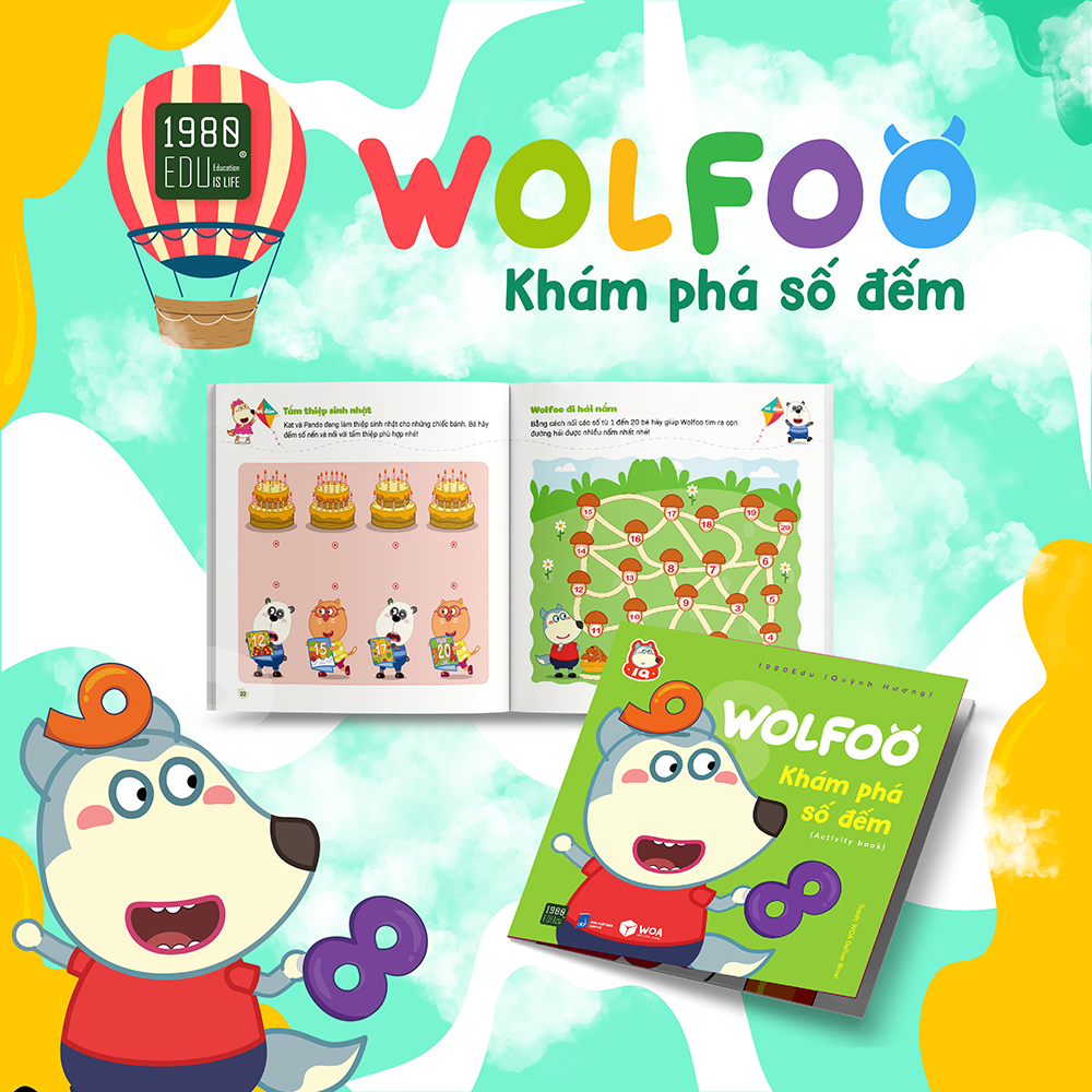 Sách Wolfoo Book - Wolfoo Khám Phá Số Đếm