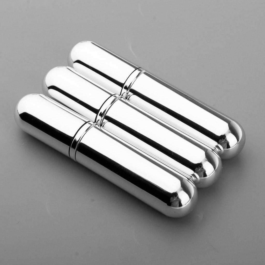 3x 5ml Empty Glass Spray Bottle Pump Fine Mist Perfume Atomizer