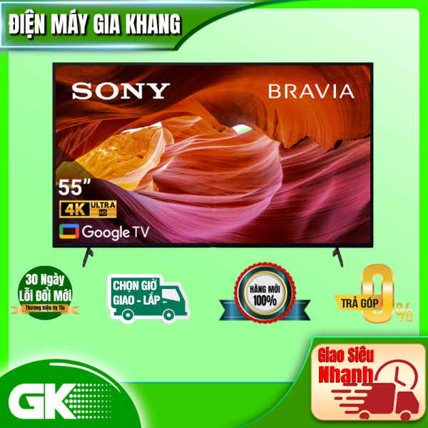 Google Tivi Sony 4K 55 inch KD-55X75K VN3 - Hàng chính hãng