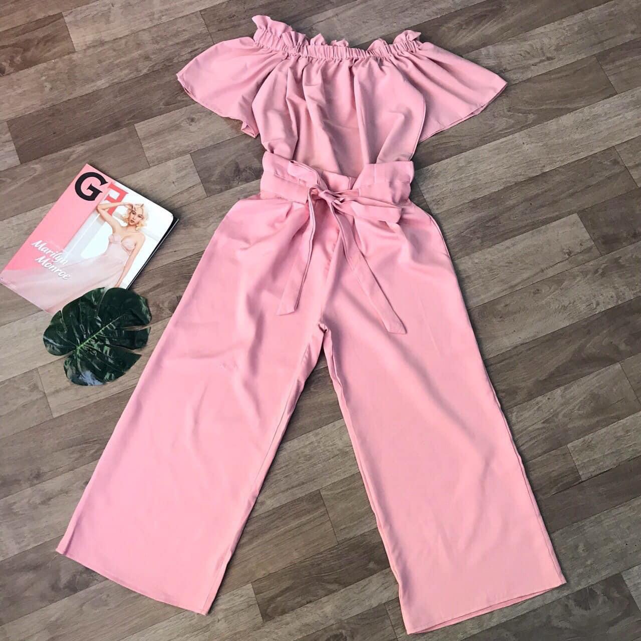 Set bộ quần suông lửng dễ thương