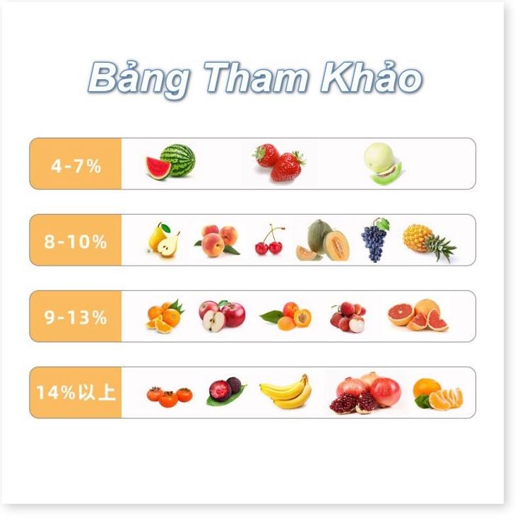 Khúc Xạ Kế 0-50% Đo Độ Ngọt, Hàm lượng đường từ 0-50%