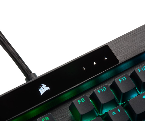 Bàn Phím Cơ Chơi Game Corsair K100 RGB - Black - Hàng Chính Hãng