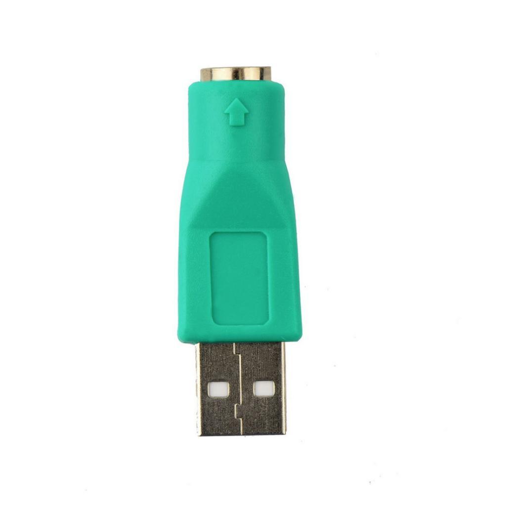 2x2x PS/2 Female to USB 2.0 Male Port Adapter Converter for PS2 Keyboard Mouse