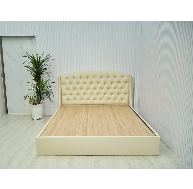 Giường ngủ MDF Tundo HLMCT bọc nệm lựa chọn màu ván nệm bọc KT 1m6/1m8