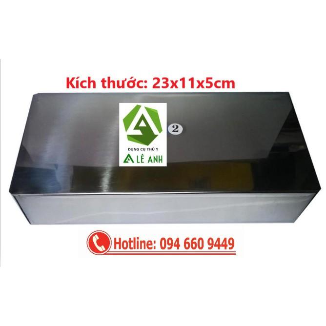 Hộp inox đựng dụng cụ, hộp đựng dụng cụ y tế, hộp inox chữ nhật