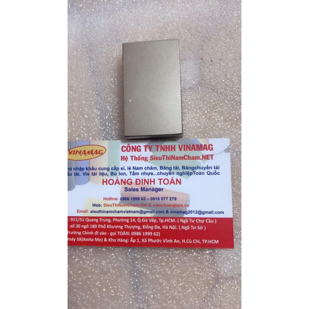 Nam châm hình chữ nhật 50 * 30 * 10 mm