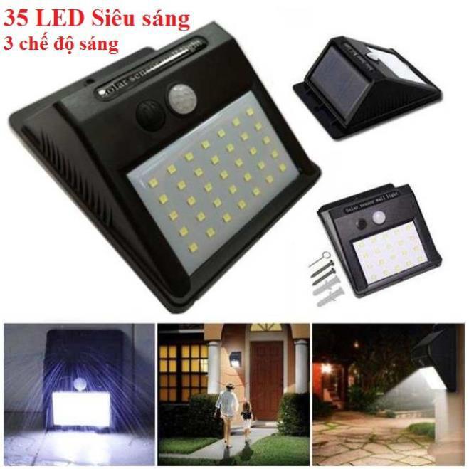 Đèn năng lượng mặt trời Solar 35 LED siêu sáng 3 chế độ sáng