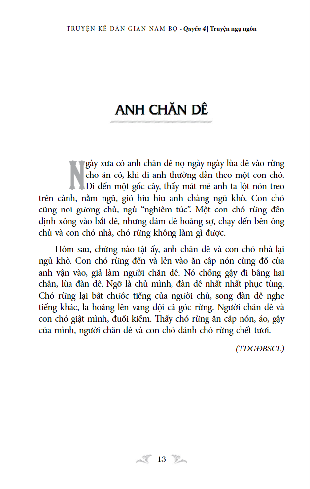 Tổng tập Văn học dân gian Nam bộ - Tập 1 Quyển 4: Truyện kể dân gian Nam bộ (Truyện ngụ ngôn; Truyện cười; Truyện Trạng)