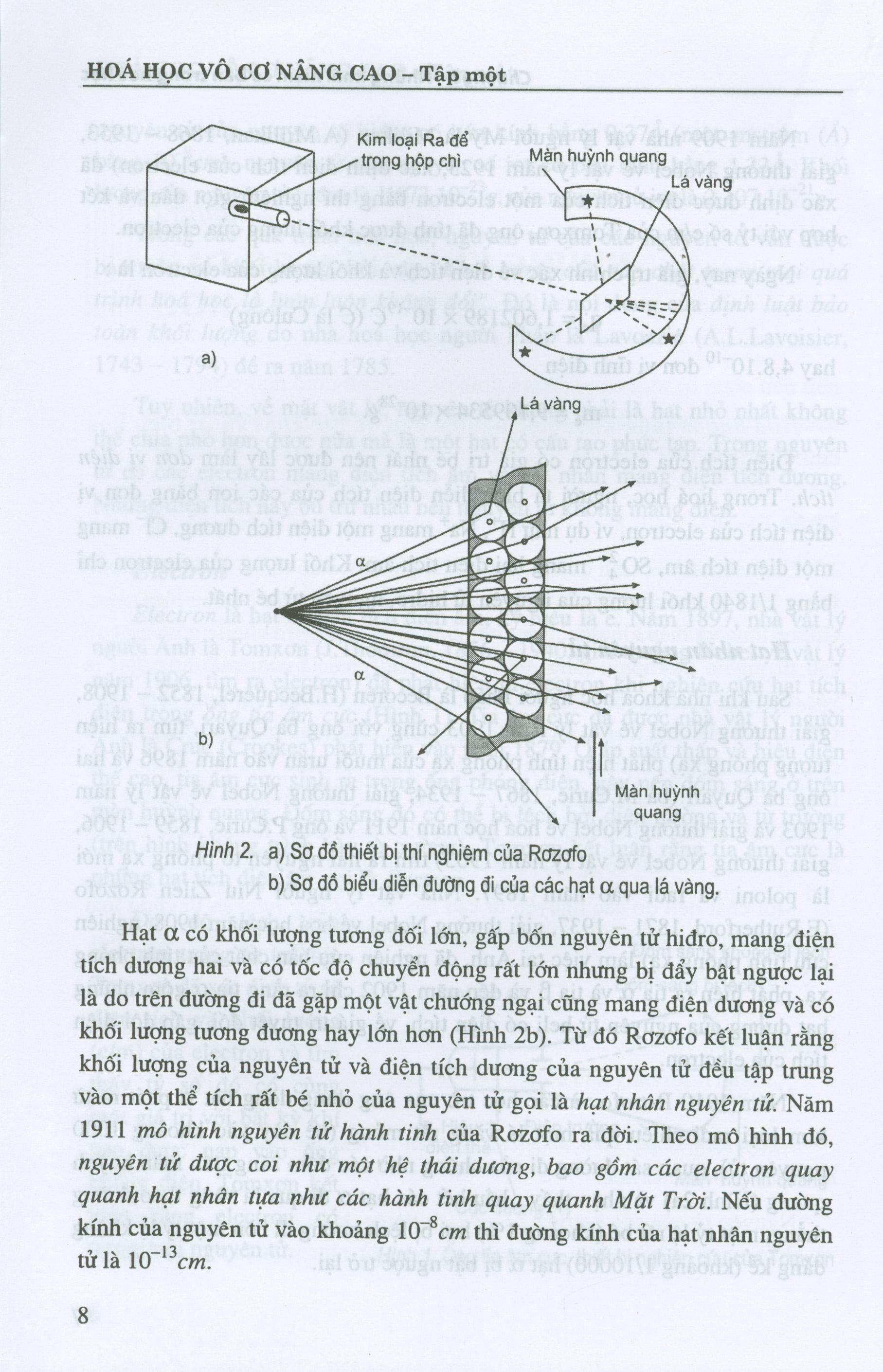 Hóa Học Vô Cơ Nâng Cao - Tập 1: Lý Thuyết Đại Cương Về Hóa Học