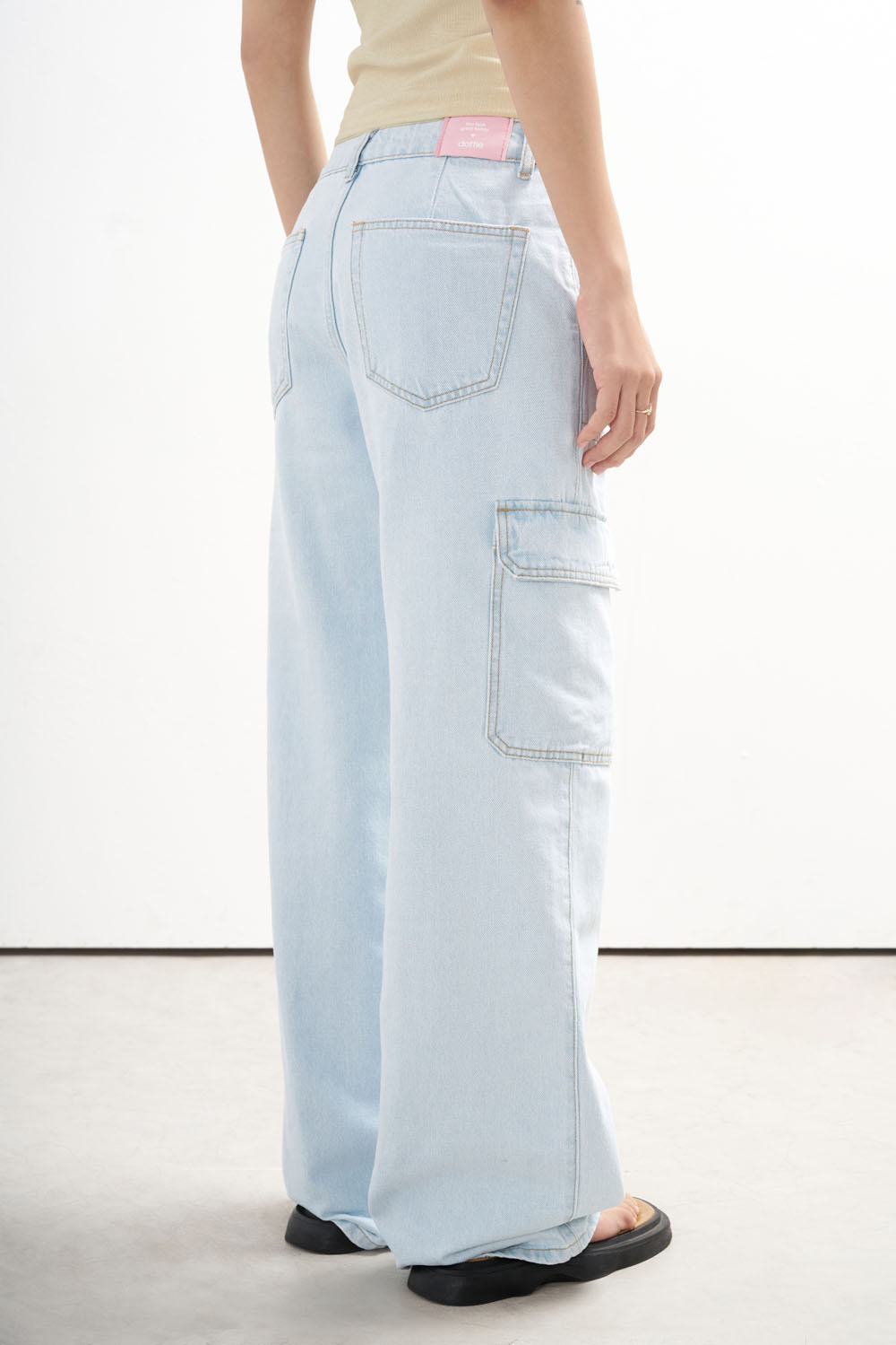 DOTTIE - Quần cargo vải denim - Q0320