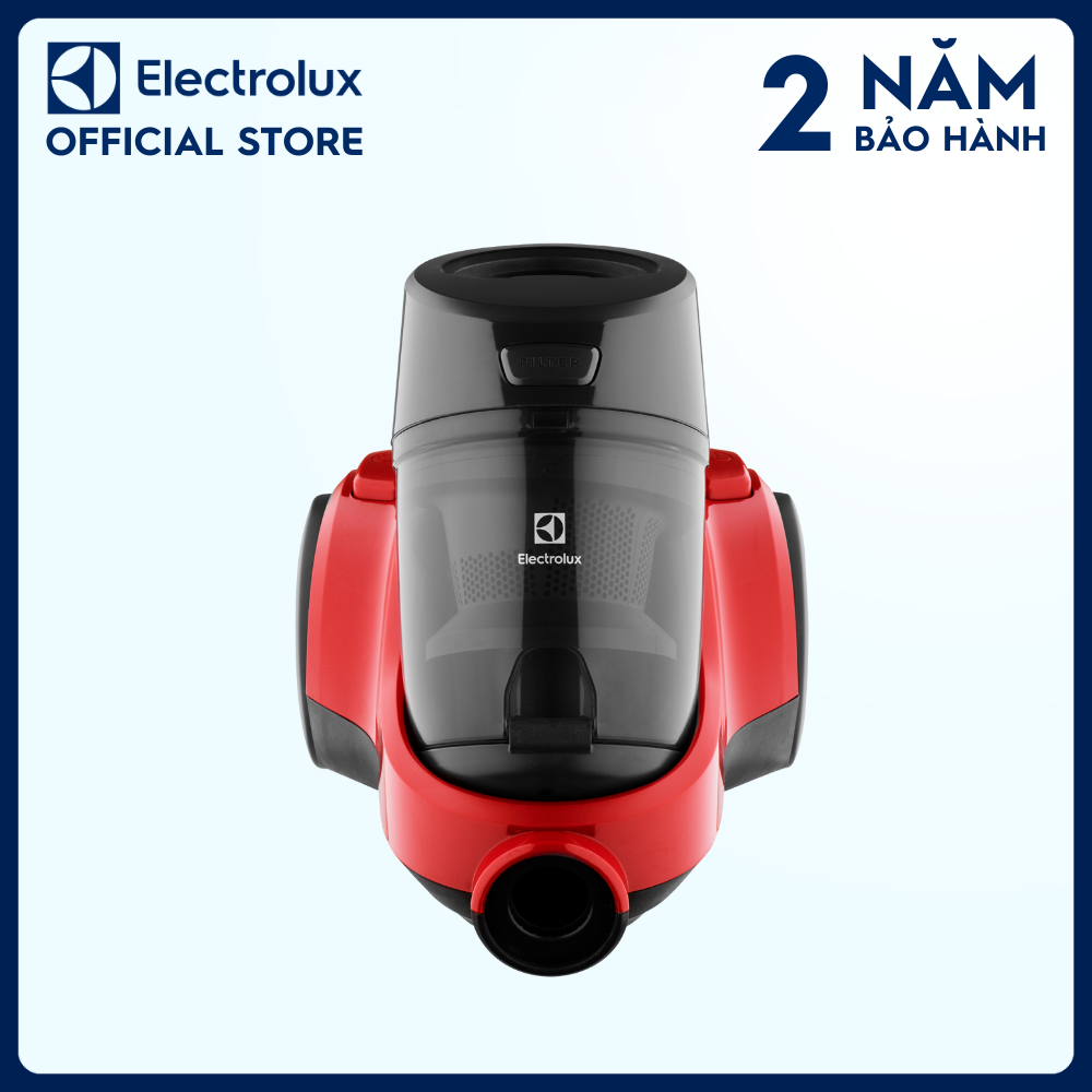 Máy hút bụi - Hộp chứa bụi Electrolux EC41-6CR - Bộ lọc 4 bước cho kết quả hút bụi sạch sâu, Dung tích hộp chứa bụi lớn 1,8L