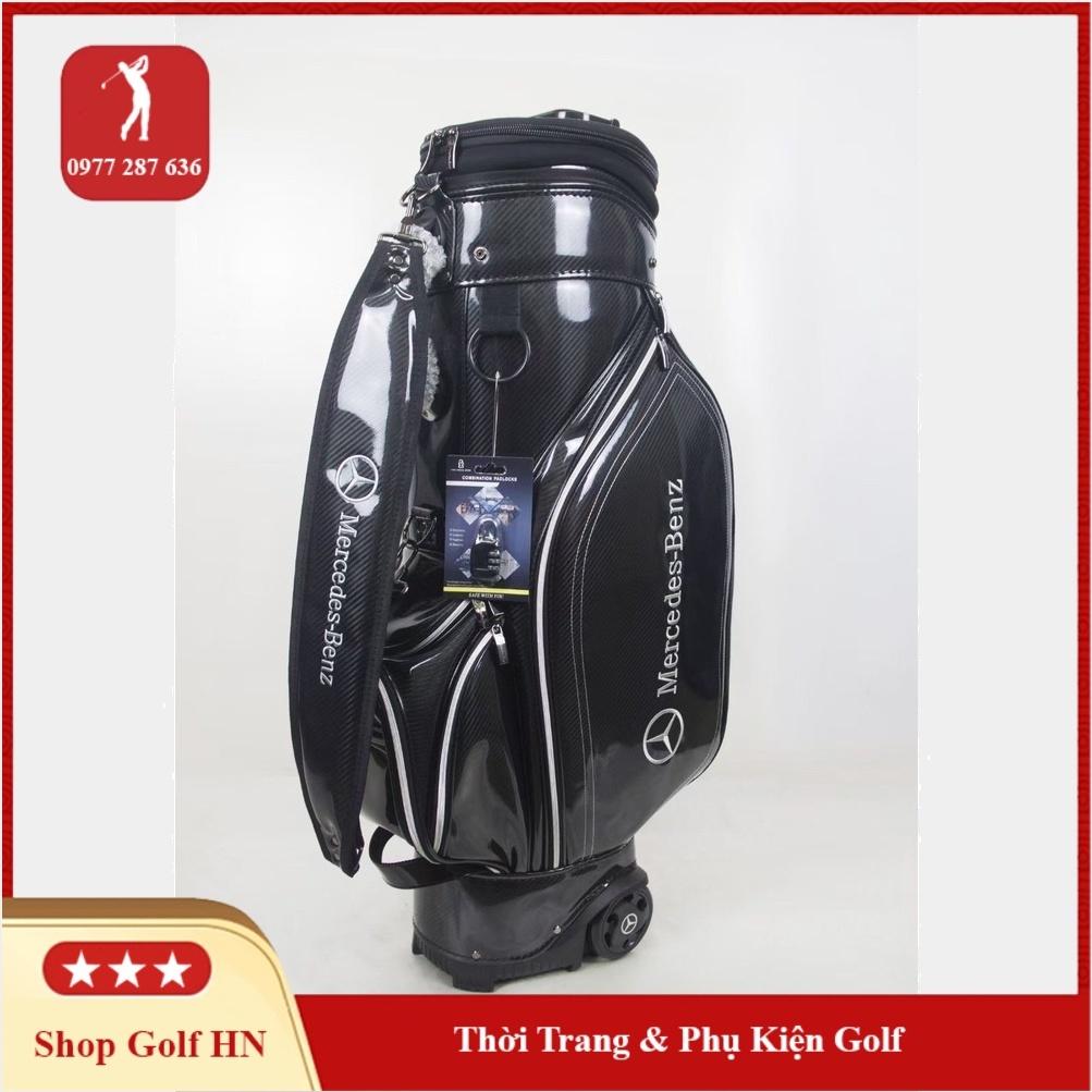 Túi gậy golf hàng không có bánh xe tiện lợi vải dù chống nước dễ vệ sinh TG019